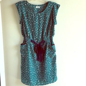 Maison Jules size M 100% polyester dress unlined